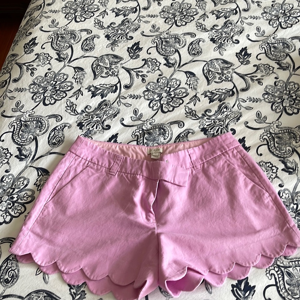 Pink jcrew shorts 4